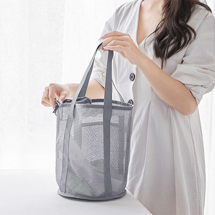 REAL STYLE トートバッグ メッシュ スパバッグ メンズ レディース 巾着