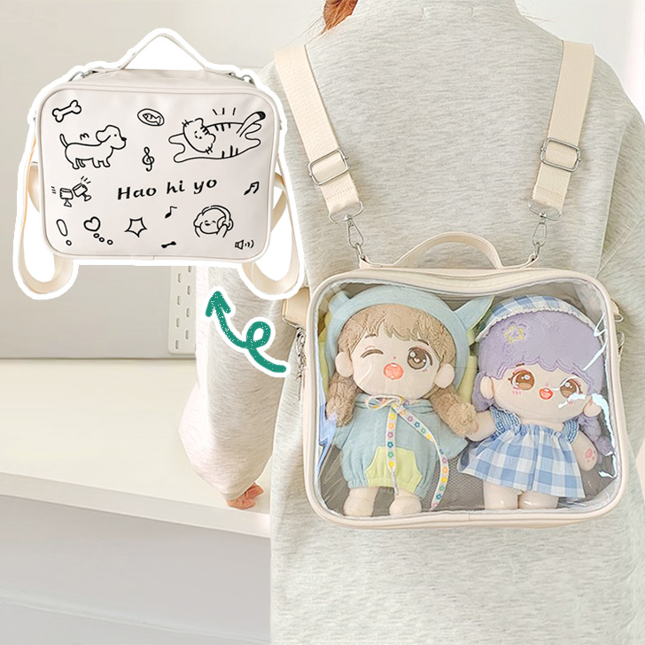 REAL STYLE 痛バッグ 痛バ ショルダーバッグ ミニリュック ぬいぐるみ