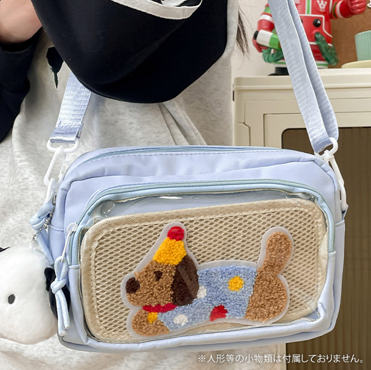 リアルピース　ホワイト　ショルダーバッグ　缶バッジ付 2504108135.jpg?1739251328
