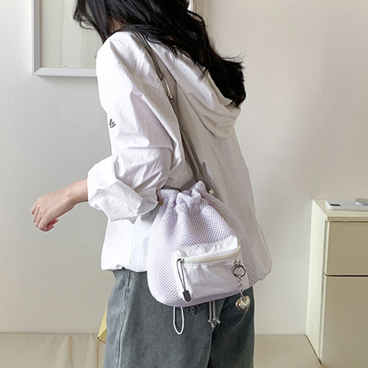 REAL STYLE（ファッション） ショルダーバッグ レディース 巾着