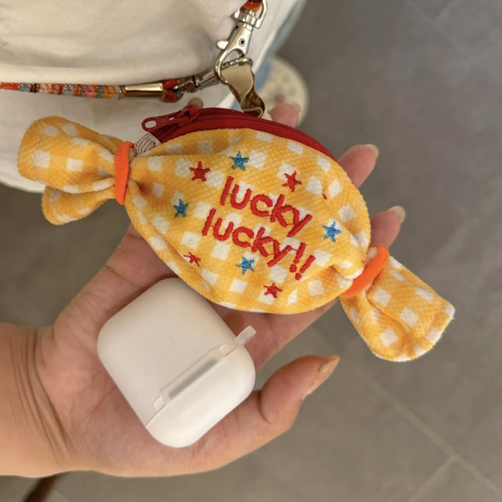 イヤホンケース ポーチ カバー ワイヤレス AirPods ミニバッグチャーム