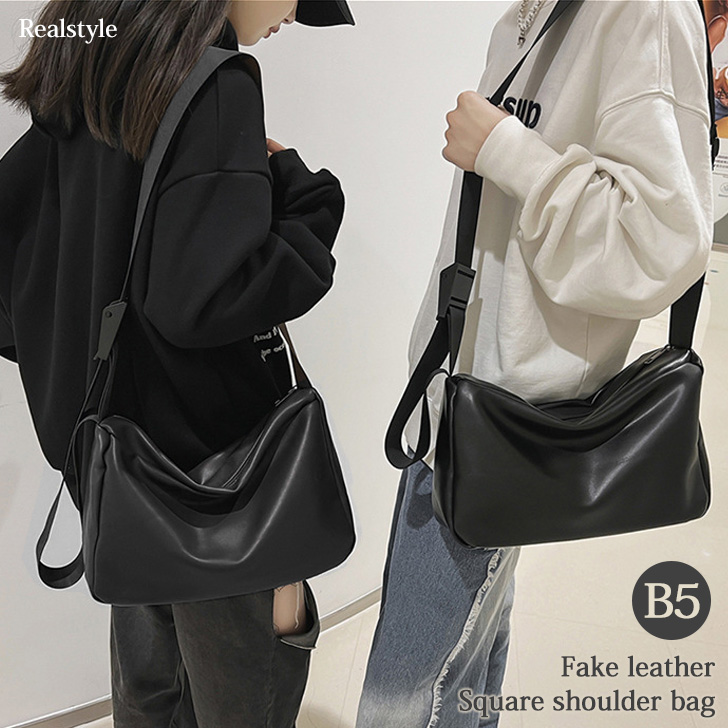 REAL STYLE ショルダーバッグ メンズ レディース 斜めがけ 肩掛け