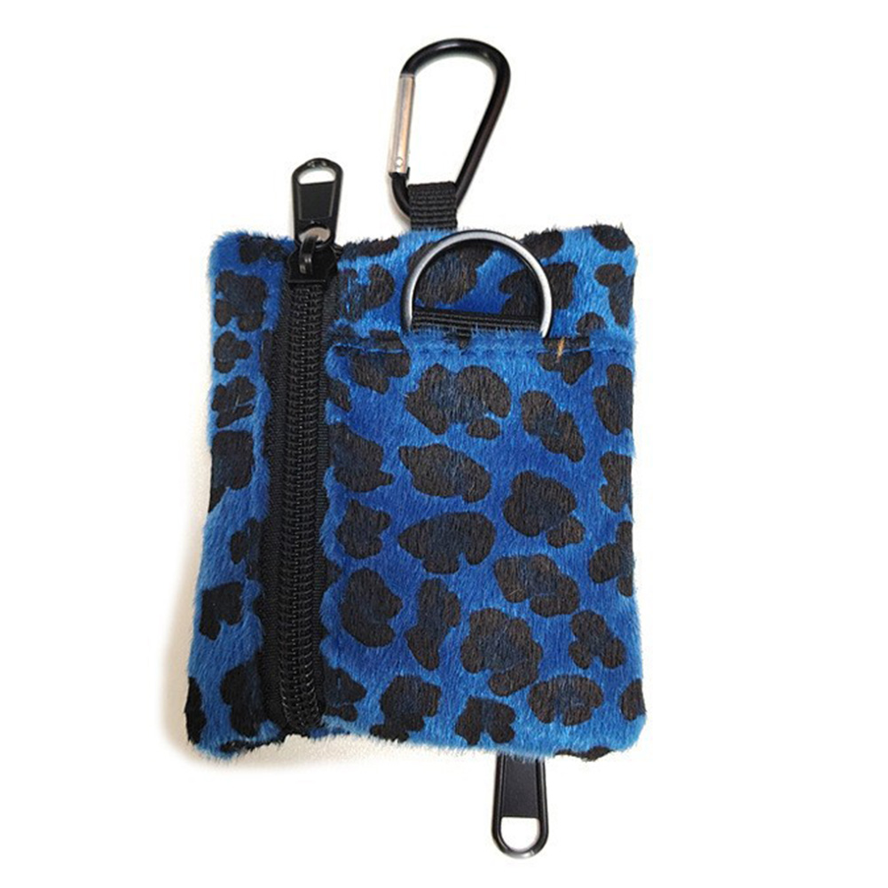 ポーチ 小物入れ レディース メンズ コインケース カード ミニ財布 小銭入れ レオパード カラビナ付き キーホルダー フラグメントケース