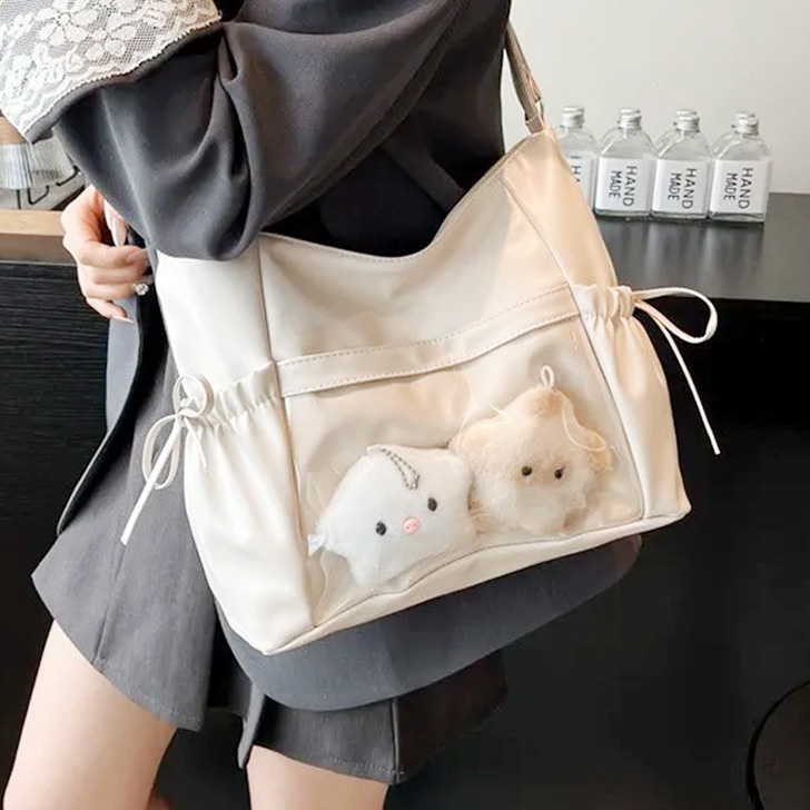 REAL STYLE 痛バッグ ショルダーバッグ ミニリュック ぬいぐるみ ぬい