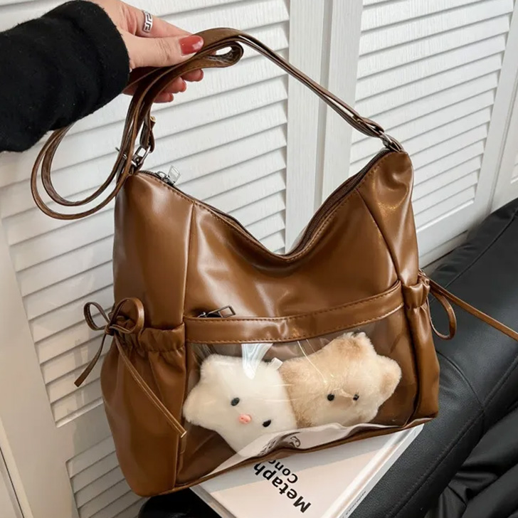 REAL STYLE 痛バッグ ショルダーバッグ ミニリュック ぬいぐるみ ぬい