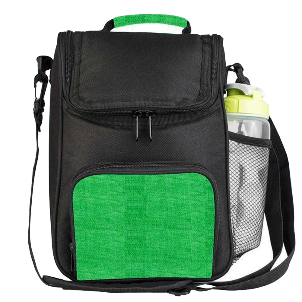 保冷バッグ 大容量 ファスナー ゴルフ お弁当 ペットボトル 縦型