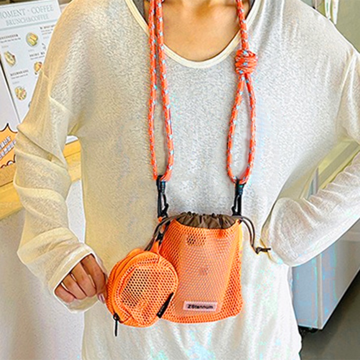 REAL STYLE ポーチ 小物入れ 小さめ スマホショルダー バッグ メンズ 