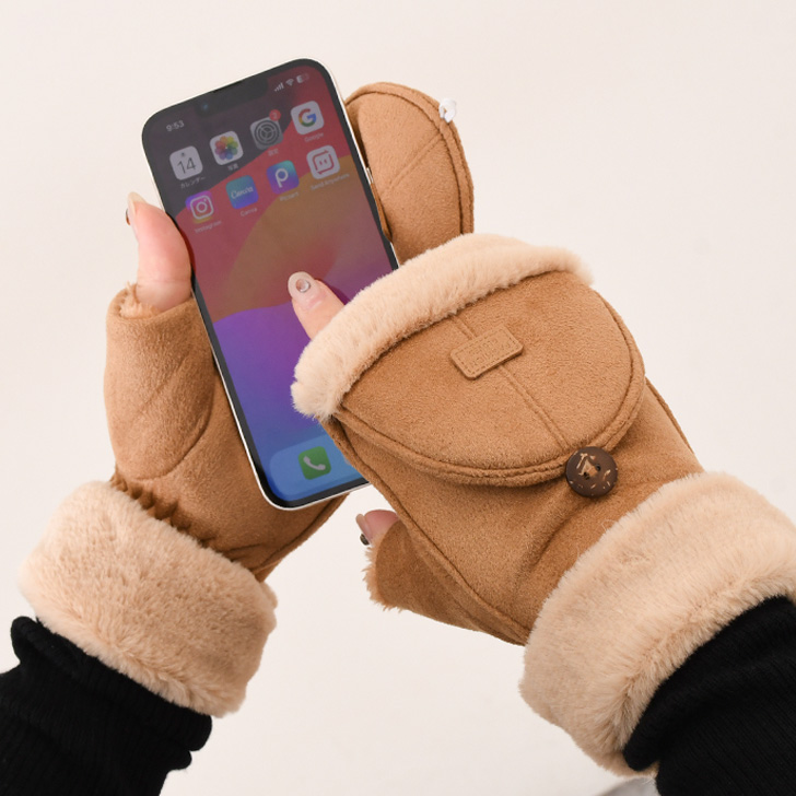 REAL STYLE（ファッション） 手袋 レディース 防寒 作業用 指