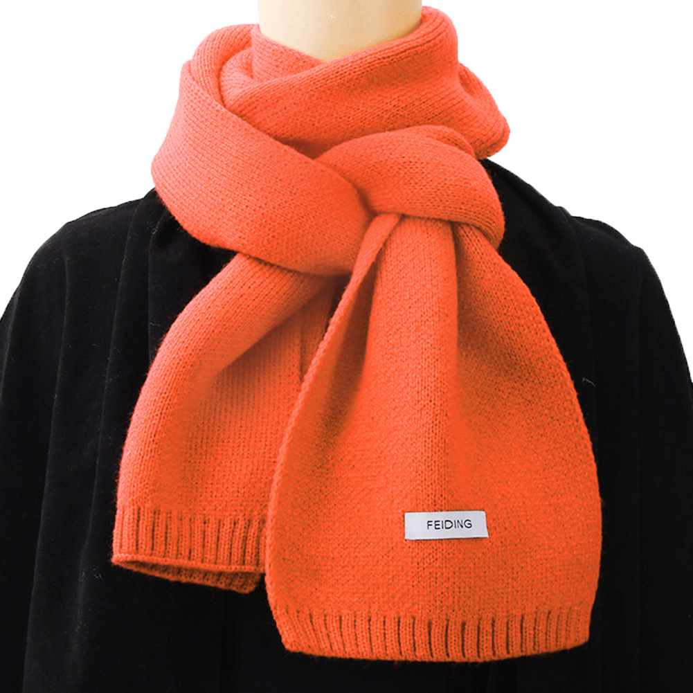 REAL STYLE マフラー レディース メンズ 小さめ ショート 無地