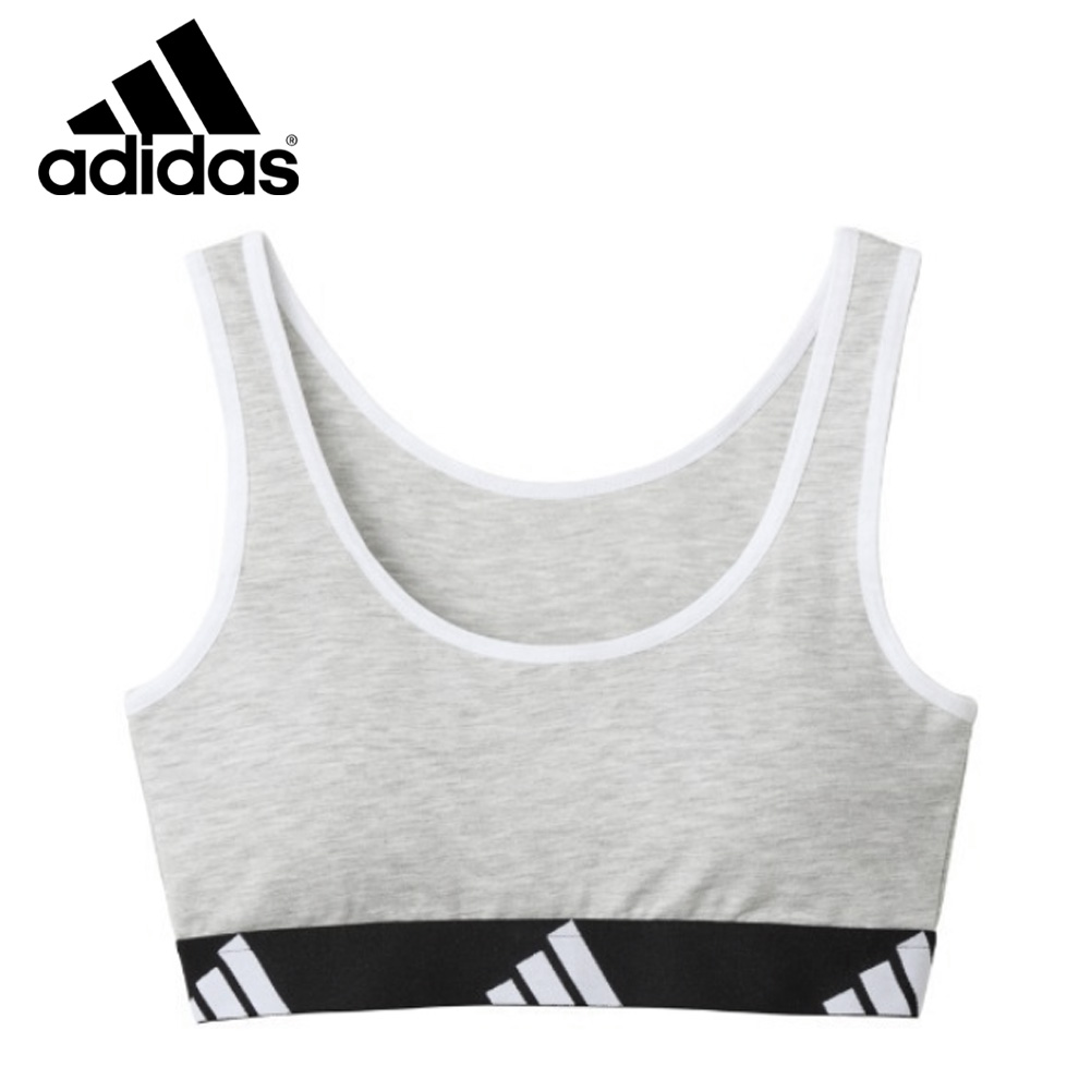adidas アディダス ノンワイヤーブラ ハーフトップ レディース
