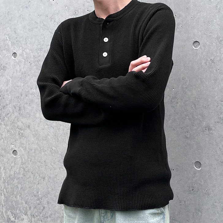 Healthknit（ヘルスニット） Healthknit Tシャツ 綿100％ 長袖 メンズ