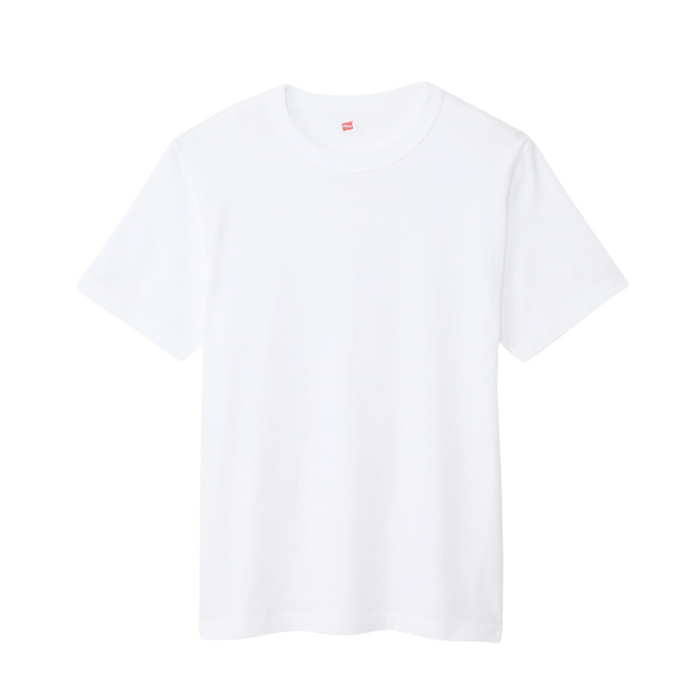 ヘインズ Hanes Tシャツ メンズ 半袖 クルーネック ブランド HM1-X202 トップス 白...