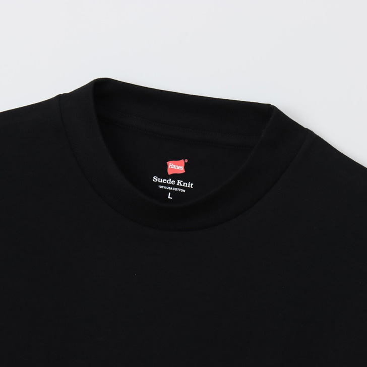 Hanes（ヘインズ） Hanes Tシャツ メンズ 長袖 無地 綿 スエードニット