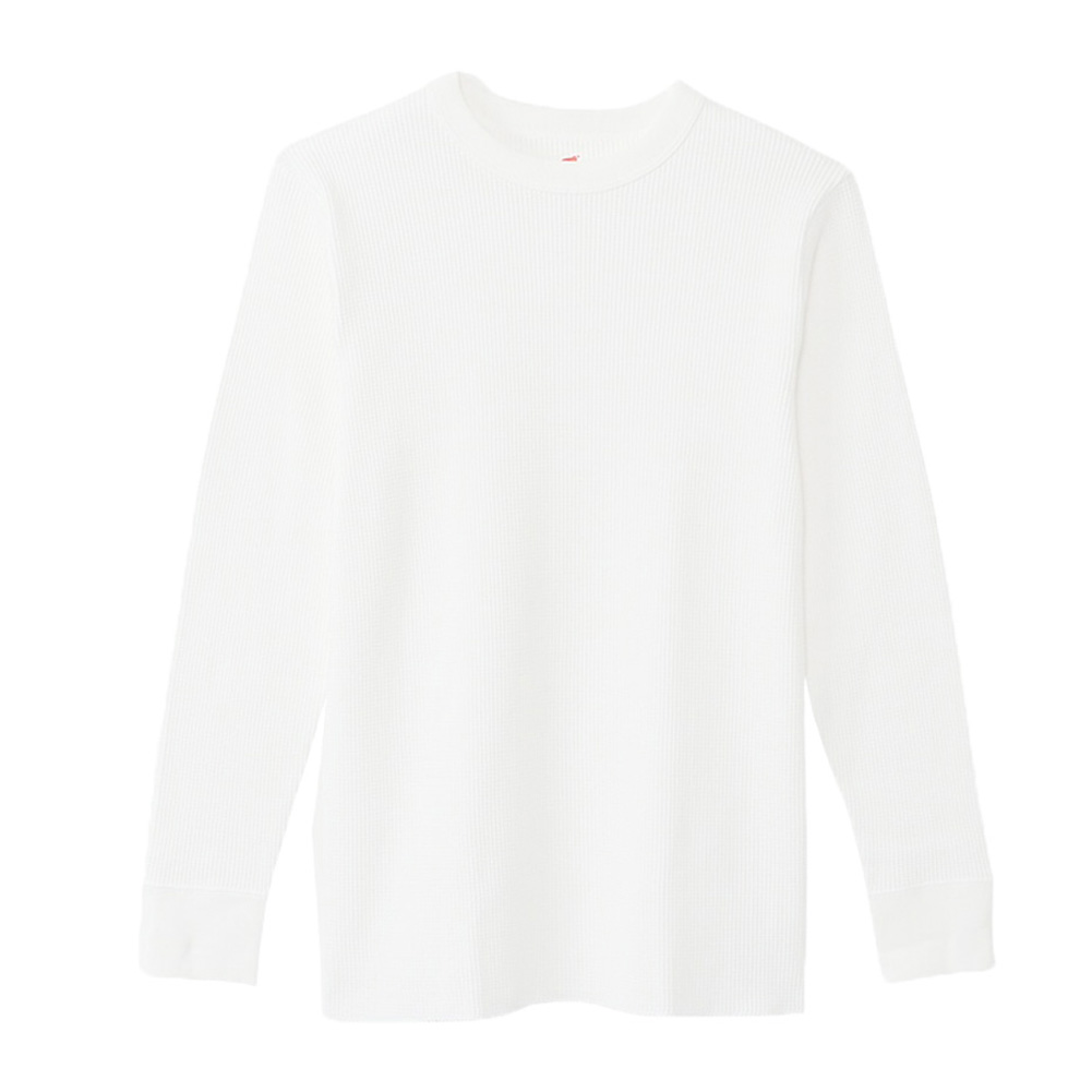 サーマル ヘインズ Hanes Tシャツ メンズ 長袖 ブランド 厚手 綿100