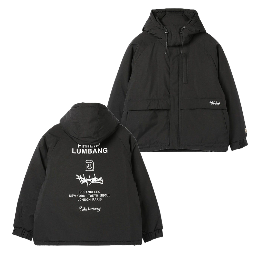 ほぼ新品　中綿ジャケット　PHILIP LUMBAN Philip Lumbang（フィリップランバン） 中綿ジャケット メンズ 大きい
