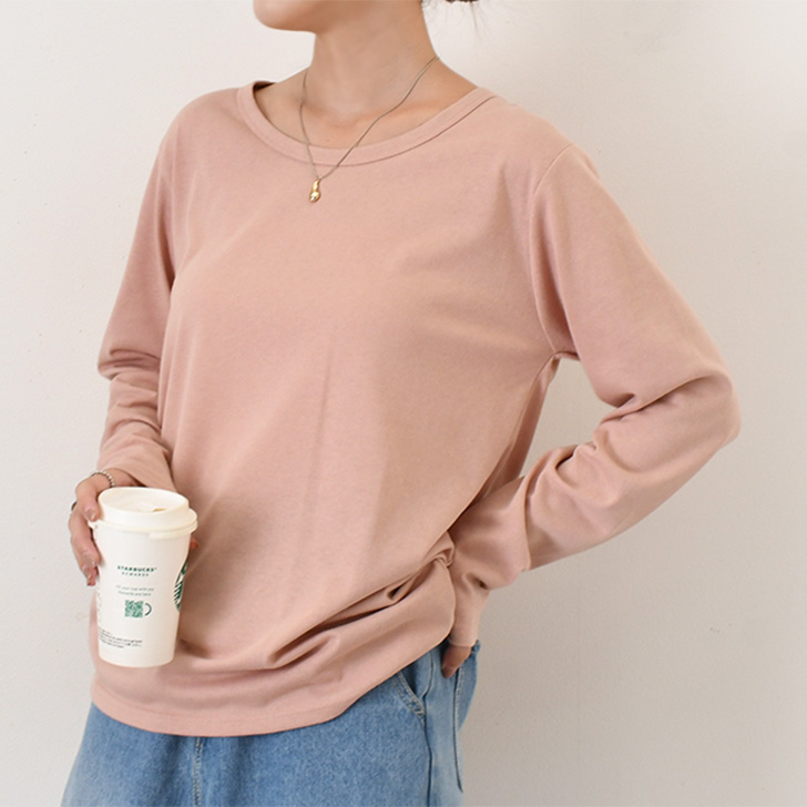 REAL STYLE Tシャツ レディース 長袖 ヘビーウェイト カットソー 春 夏