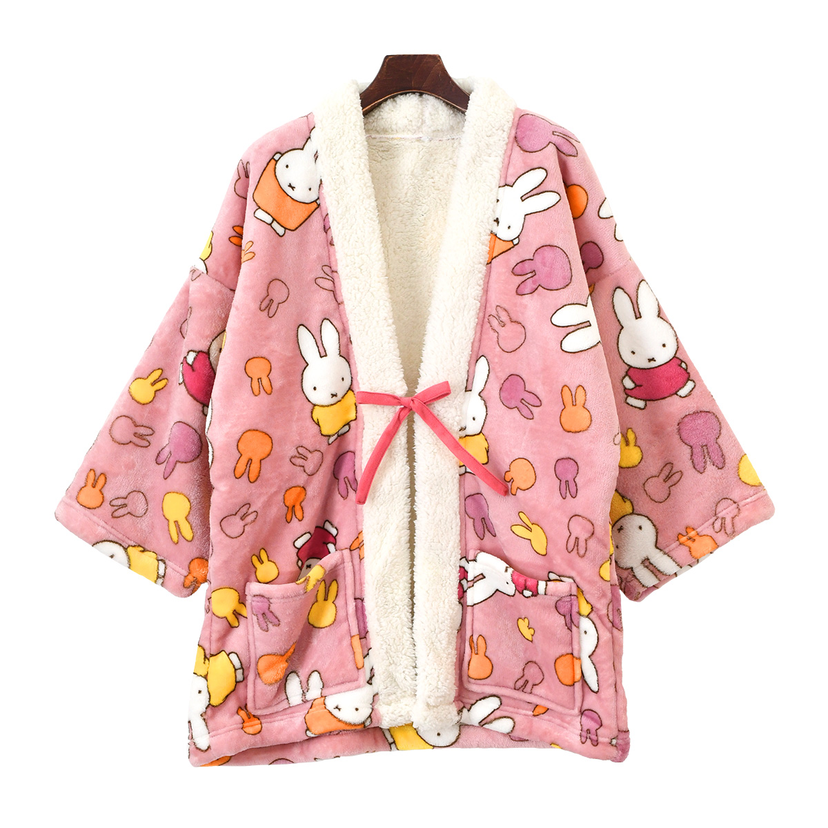 Miffy（ミッフィー） はんてん キャラクター レディース 子供 フリース