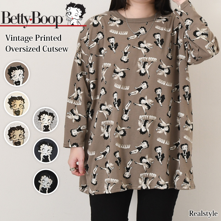 BETTY BOOP（ベティ ブープ） ベティちゃん Tシャツ レディース 長袖 