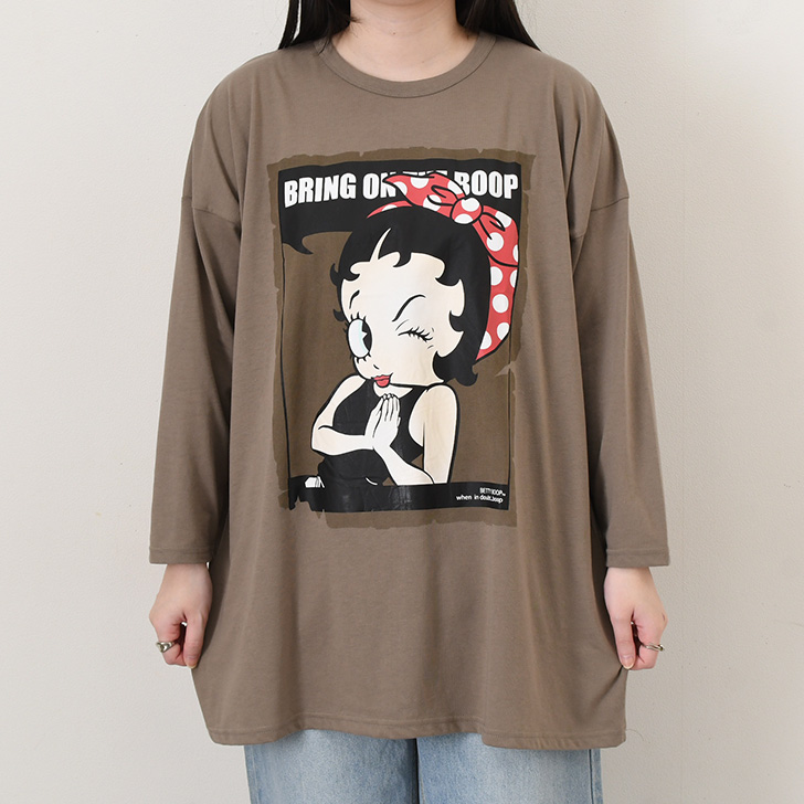BETTY BOOP（ベティ ブープ） ベティちゃん Tシャツ レディース 長袖