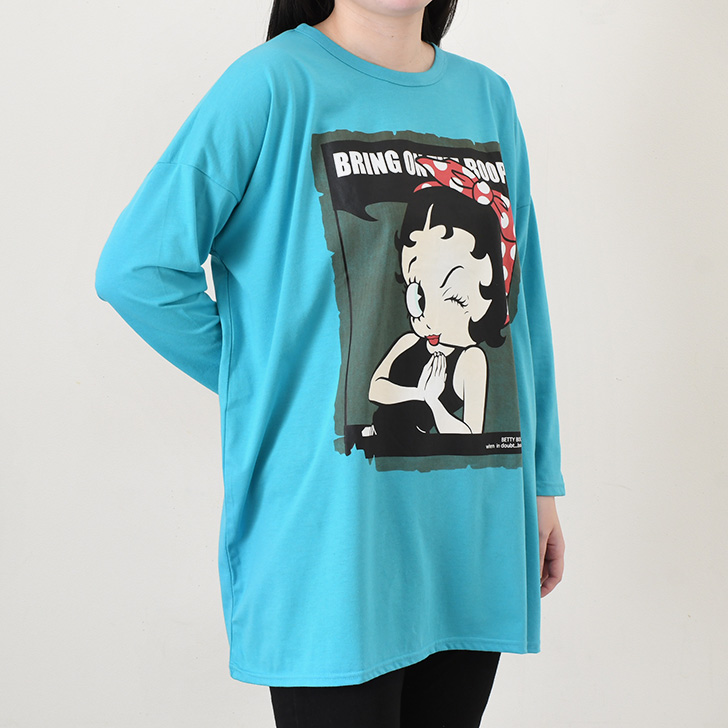 BETTY BOOP（ベティ ブープ） ベティちゃん Tシャツ レディース 長袖