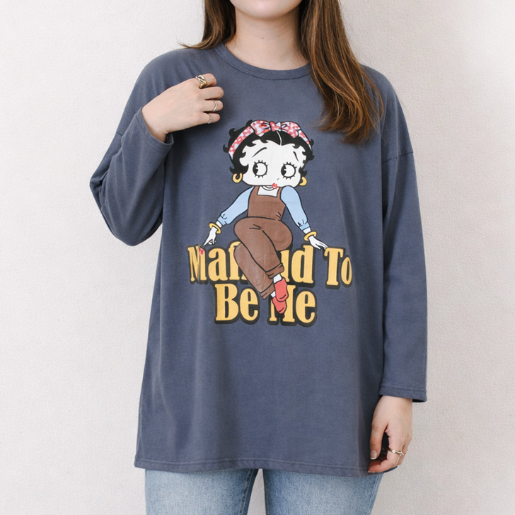 BETTY BOOP（ベティ ブープ） ベティちゃん Tシャツ レディース 長袖