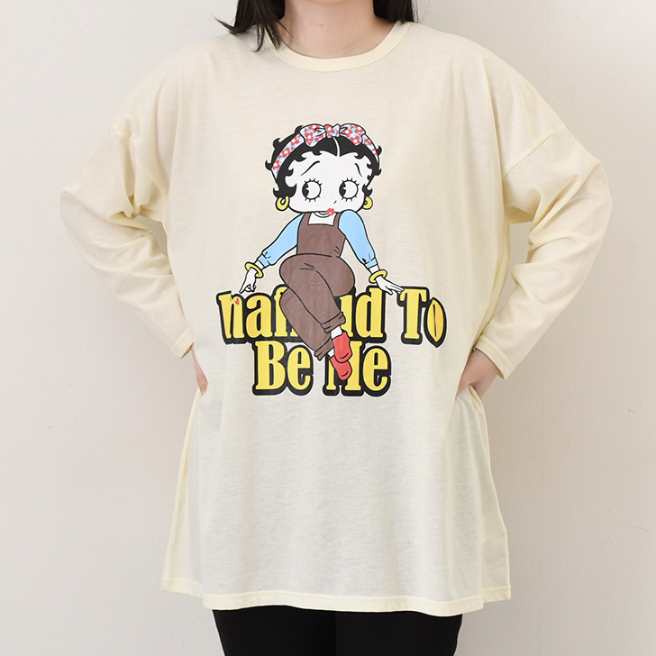 BETTY BOOP（ベティ ブープ） ベティちゃん Tシャツ レディース 長袖