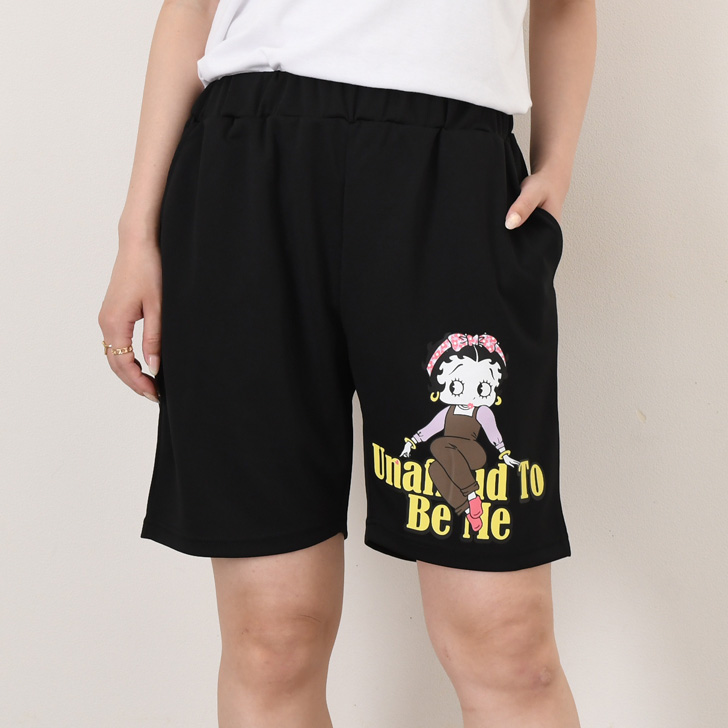 BETTY BOOP（ベティ ブープ） ハーフパンツ 涼しい 夏 ドライメッシュ