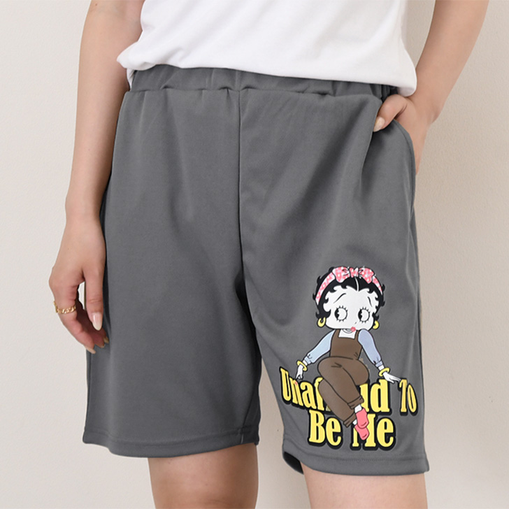 BETTY BOOP（ベティ ブープ） ハーフパンツ 涼しい 夏 ドライメッシュ