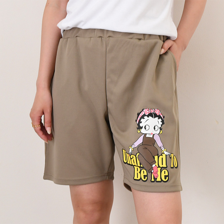 BETTY BOOP（ベティ ブープ） ハーフパンツ 涼しい 夏 ドライメッシュ