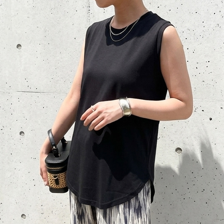 REAL STYLE タンクトップ トップス カットソー レディース