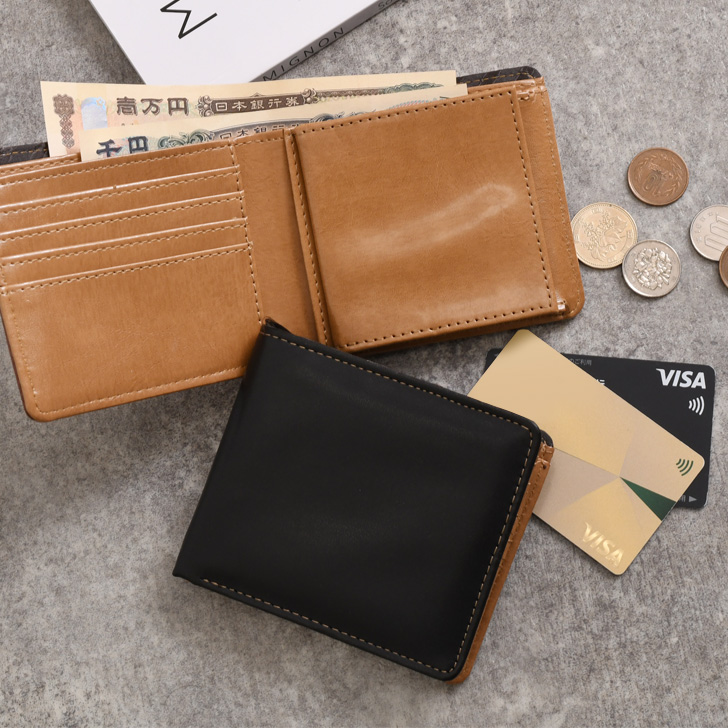 RRLお札入れ ダブルアールエル) RRL イタリア産カーフスキン レザー カード