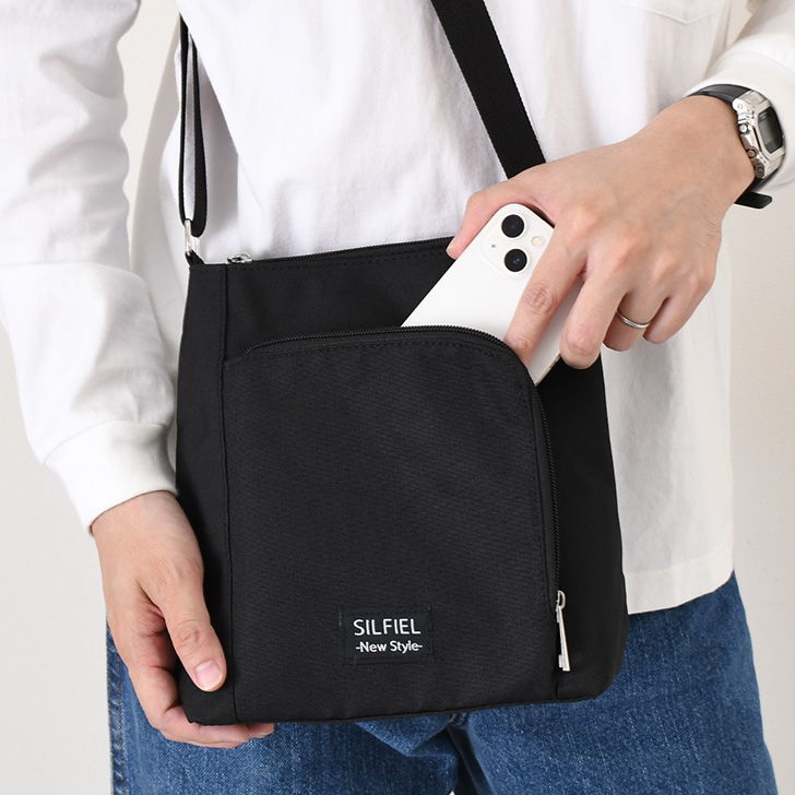 REAL STYLE ショルダーバッグ メンズ レディース SILFIEL 軽い 斜