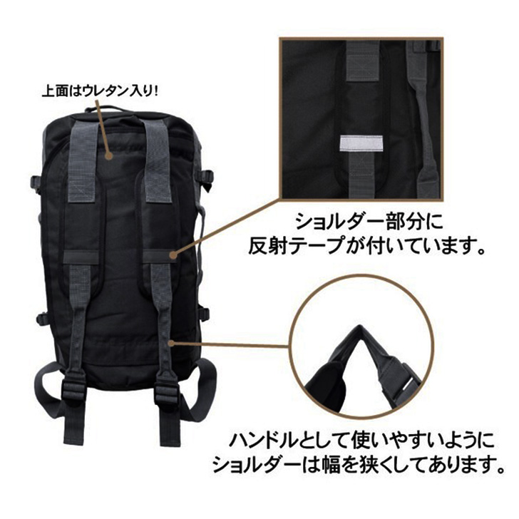 REAL STYLE リュックサック ボストンバッグ 大容量 約40L レディース
