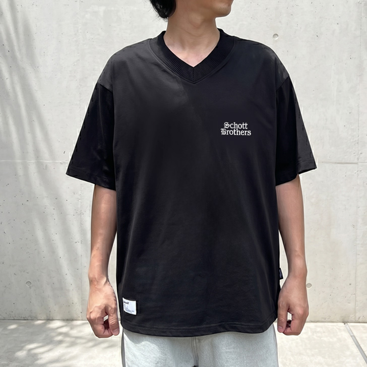 SCHOTT（ショット） SCHOTT Tシャツ メンズ 半袖 ブラックシープ 接触