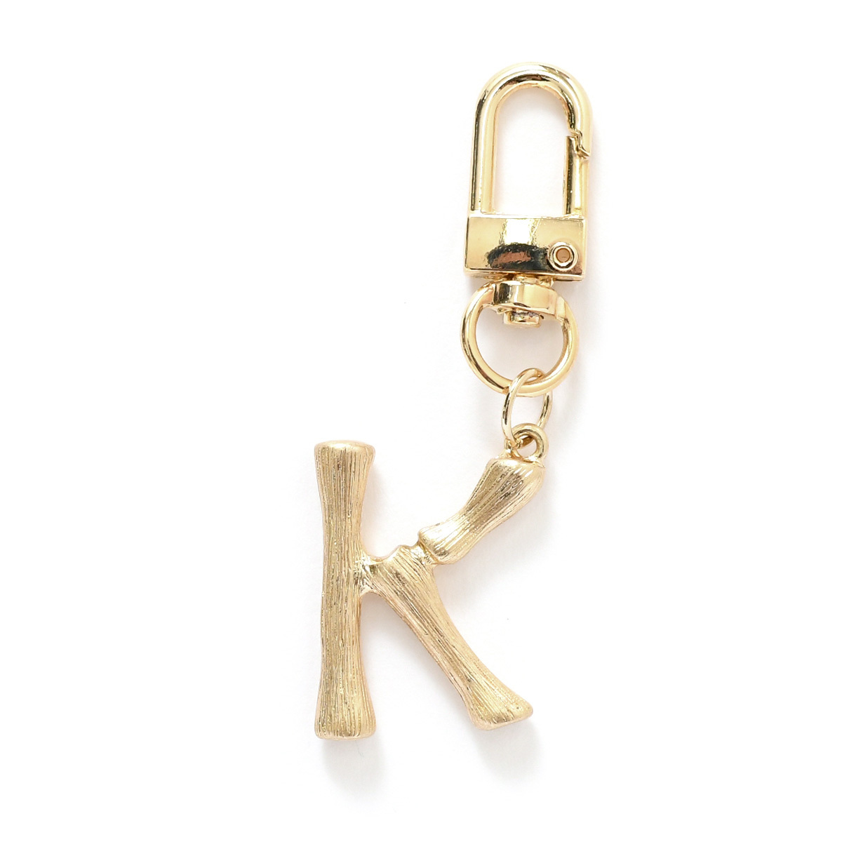 REAL STYLE チャーム バッグチャーム キーホルダー アルファベット