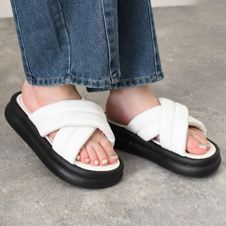 REAL STYLE サンダル レディース 厚底 夏 歩きやすい 疲れない