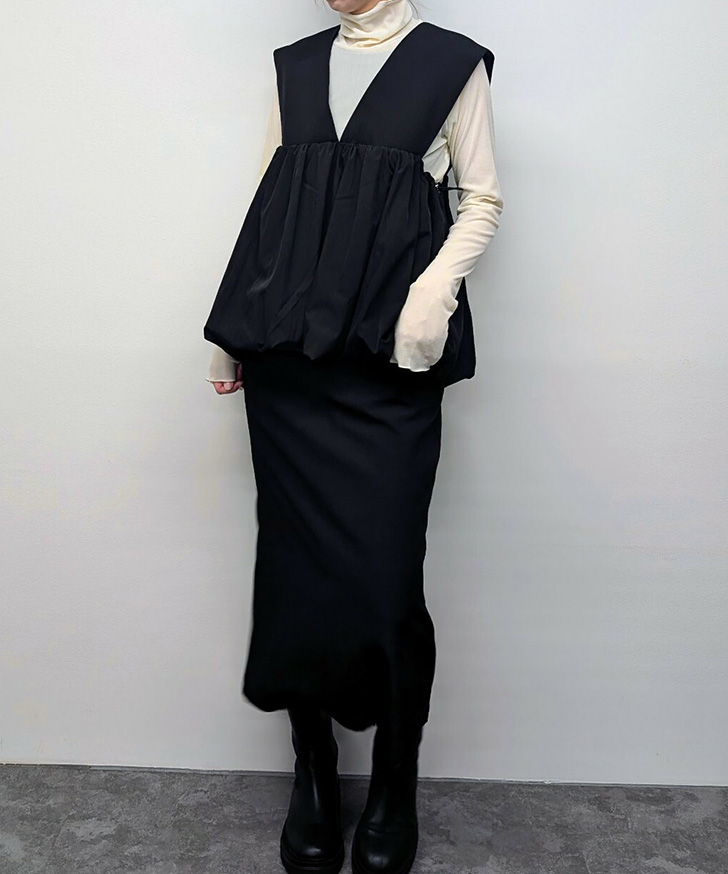 REAL STYLE ベスト レディース 夏 秋 バルーントップス ペプラム A