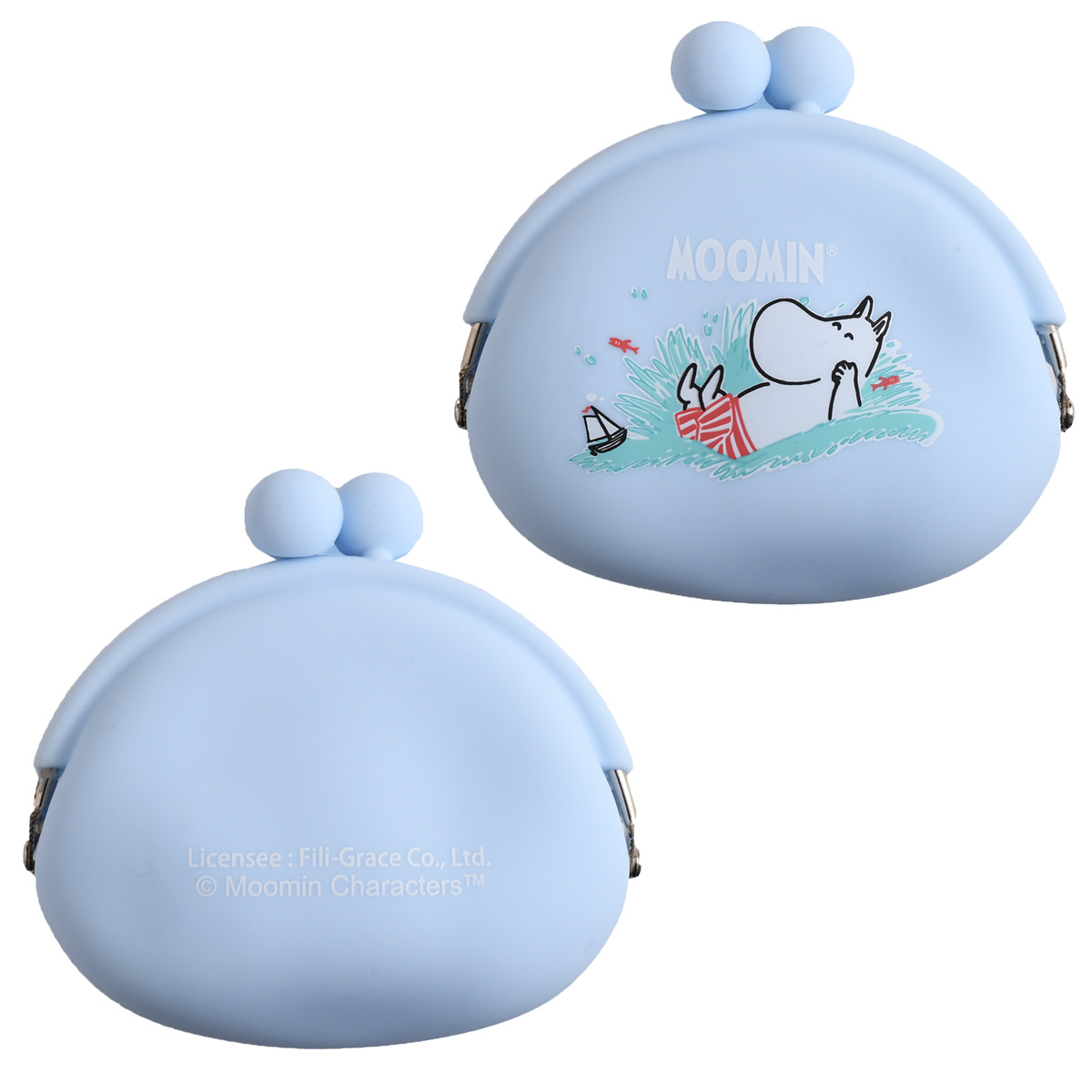 MOOMIN ムーミン シリコン ポーチ がま口 小銭入れ キャラクター
