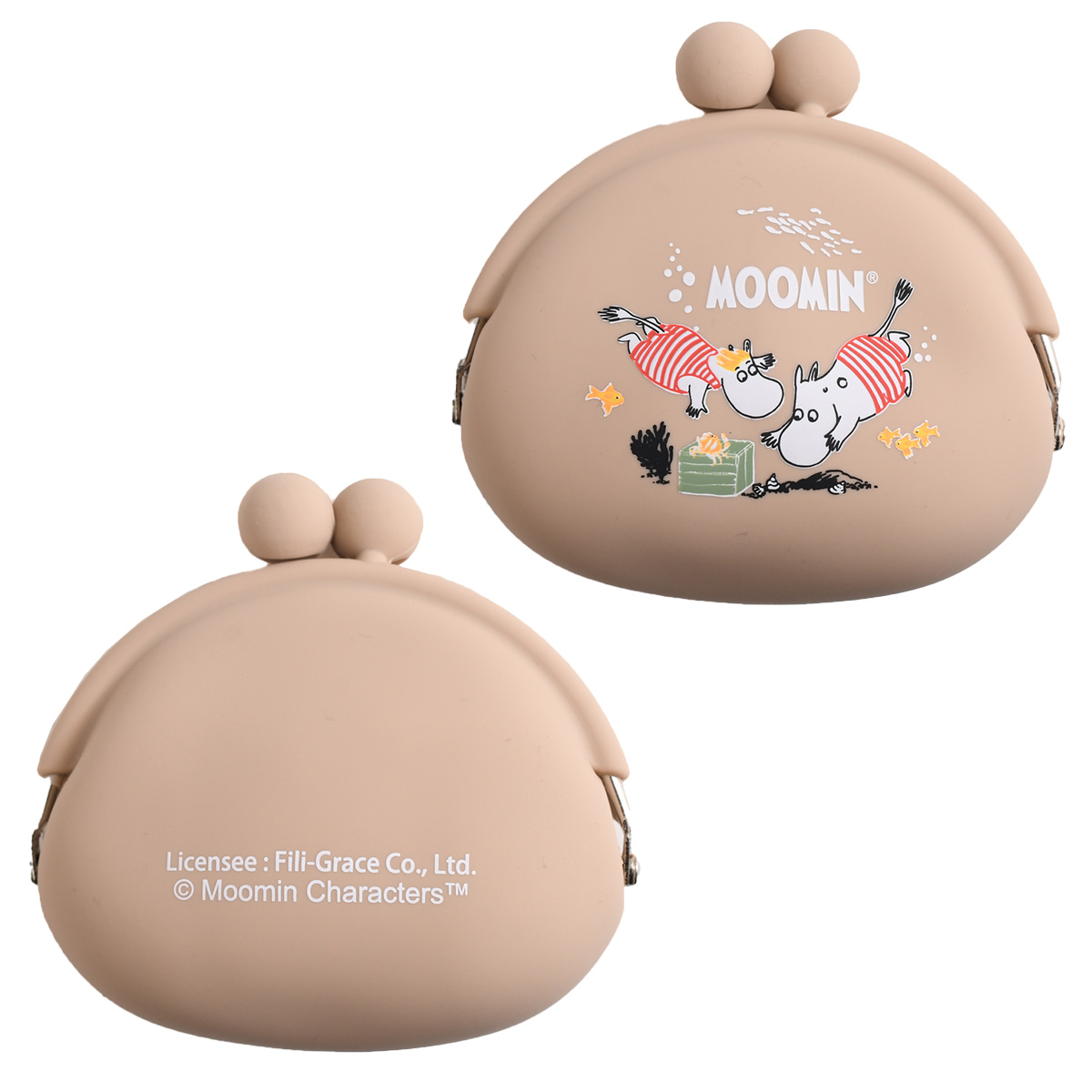 MOOMIN ムーミン シリコン ポーチ がま口 小銭入れ キャラクター MOOMIN ムーミン シリコン ポーチ がま口 小銭入れ キャラクター