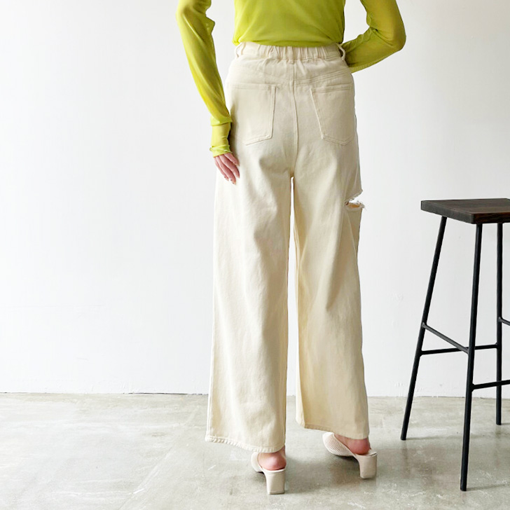 REAL STYLE（ファッション） ワイドパンツ デニム レディース
