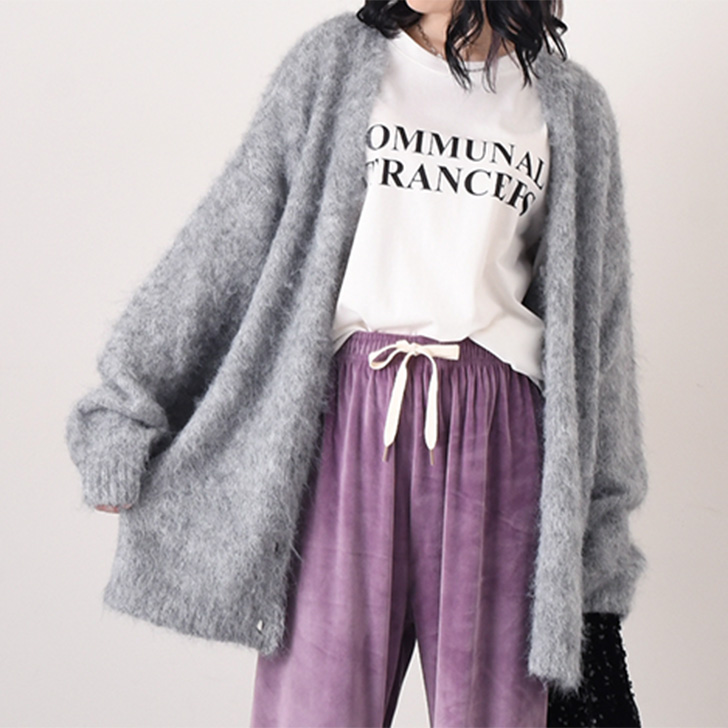 REAL STYLE（ファッション） カーディガン レディース 秋冬 厚手