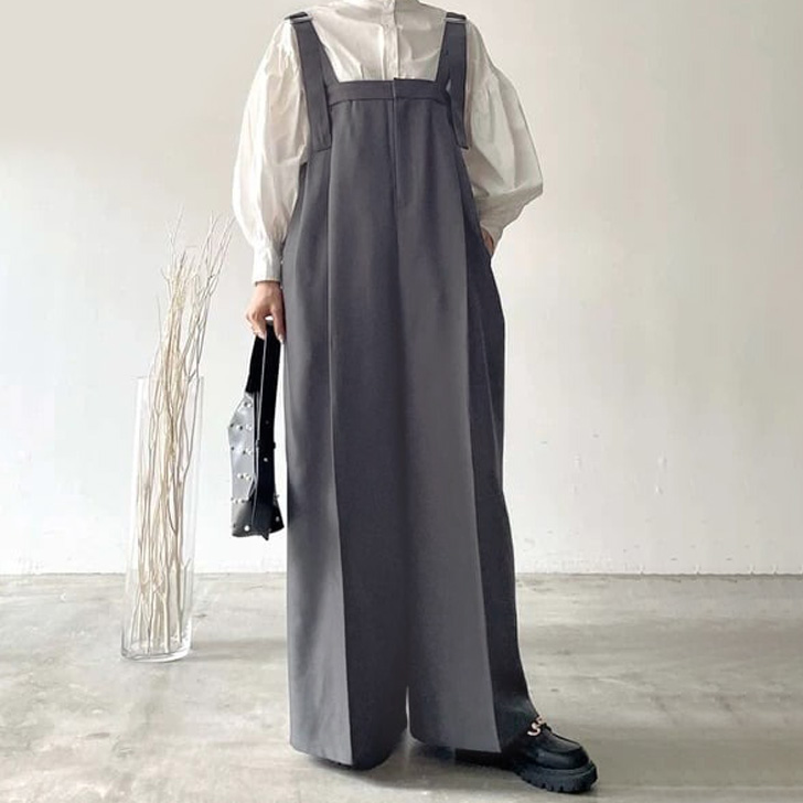 REAL STYLE サロペット レディース 秋 冬 大きいサイズ オーバーオール