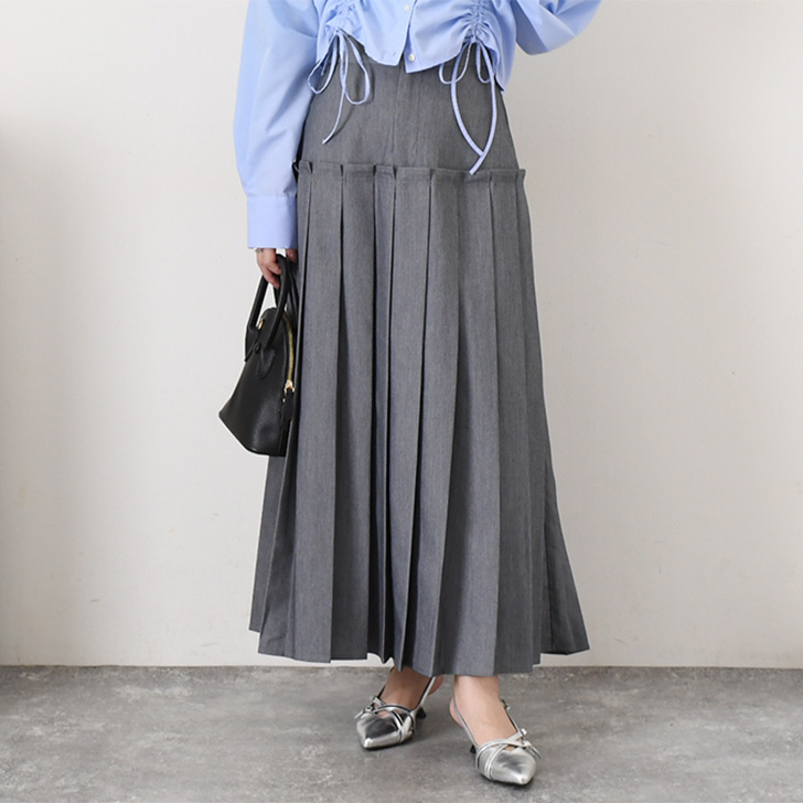 REAL STYLE（ファッション） スカート プリーツスカート ロング