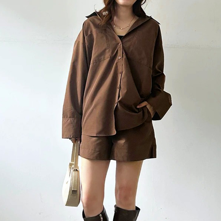 REAL STYLE シャツ ブラウス ロングシャツ レディース 長袖 春 夏 秋 