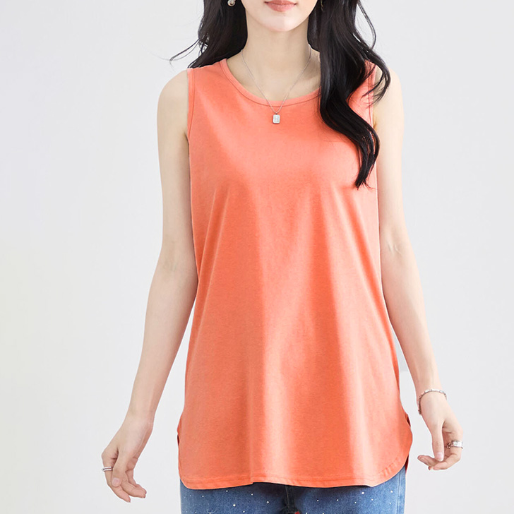 REAL STYLE（ファッション） タンクトップ レディース ロング 夏