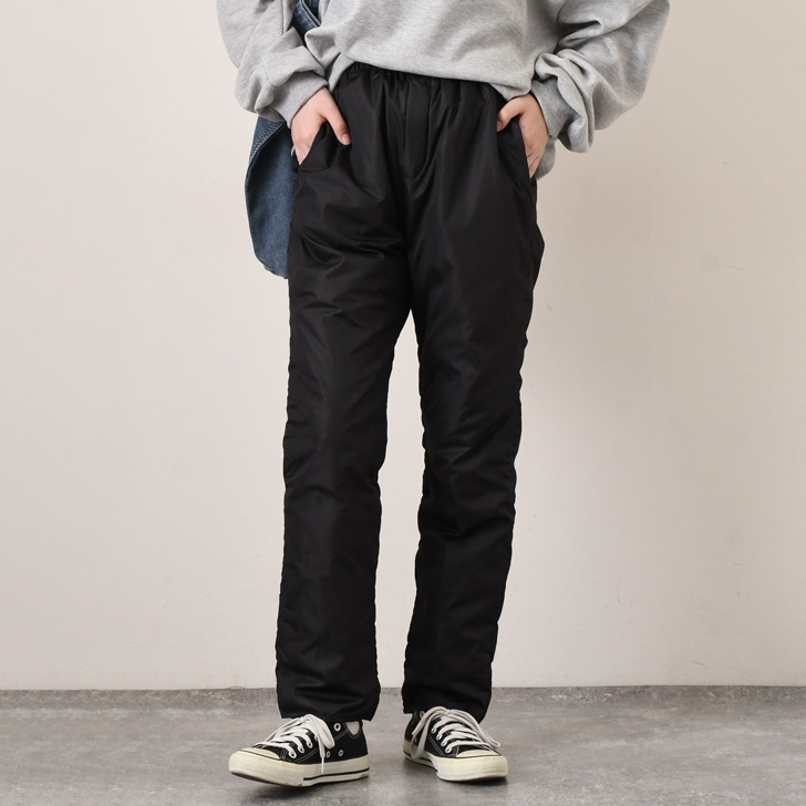 REAL STYLE ダウンパンツ レディース 登山 ゴルフ 防寒 防風 軽量 中綿