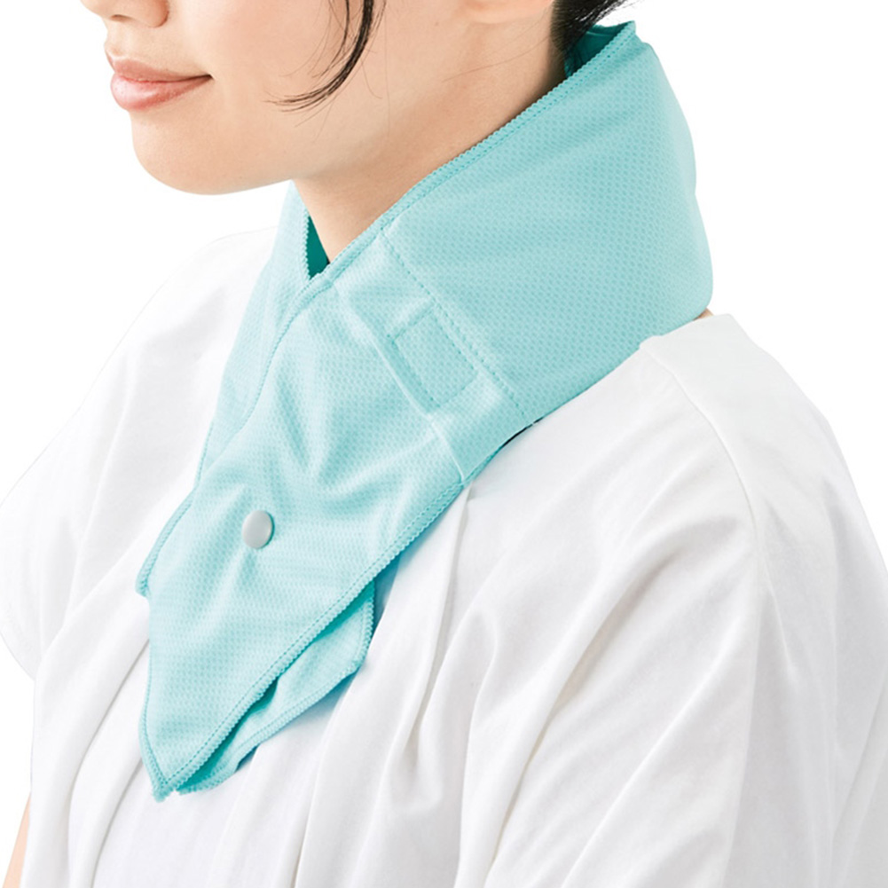 OUTDOOR PRODUCTS 氷のうマフラー 〈ミントカラー〉 LINDSPORTS【温冷