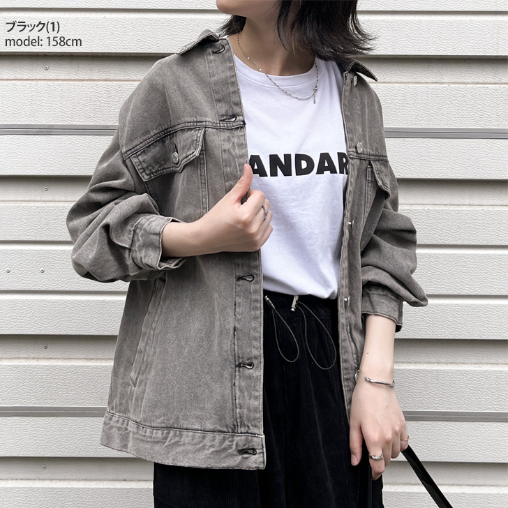 OHGA ohga オーガ　レディースデニムジャケットGジャン REAL STYLE デニムジャケット レディース 長め 春 秋 カジュアル