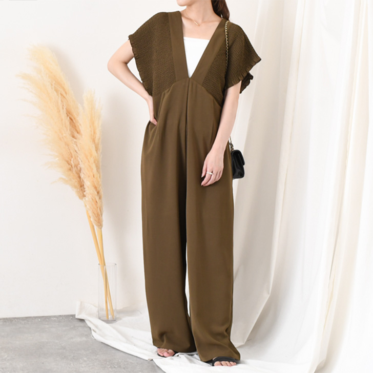 REAL STYLE（ファッション） サロペット レディース パンツ 夏