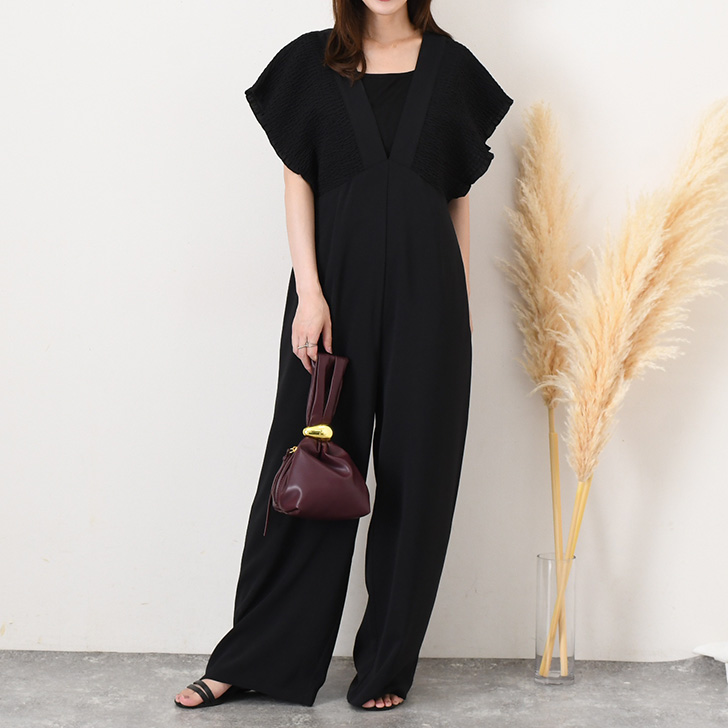 REAL STYLE サロペット レディース パンツ 夏 秋 涼しい 速乾